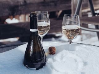 Température de service du vin et du champagne